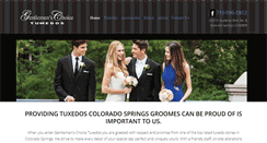 Desktop Screenshot of gentlemenschoicetux.com